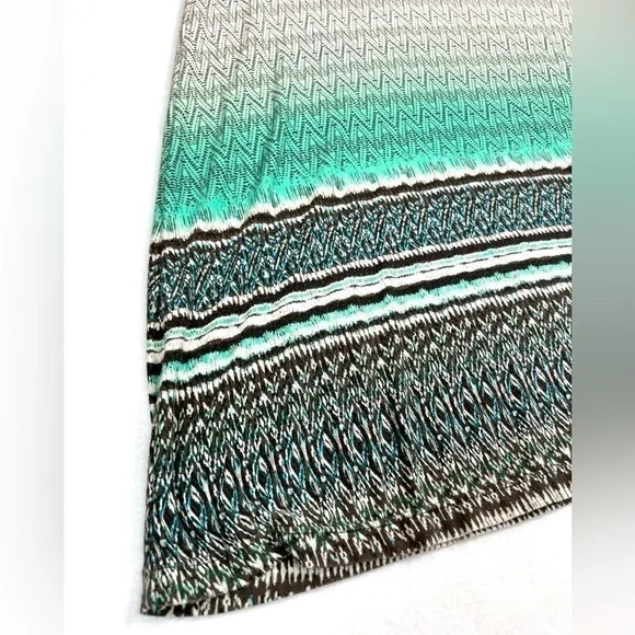 ATHLETA Women’s Santorini Ombré Boho Geometric Sleeveless Tank Dress Size‎ Small - Picture 10 of 14